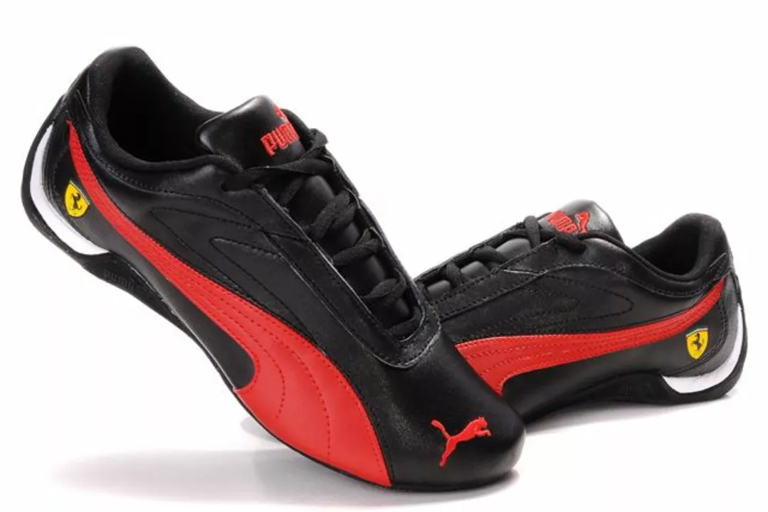 How is Puma using Ferrari Logo on its shoes?
